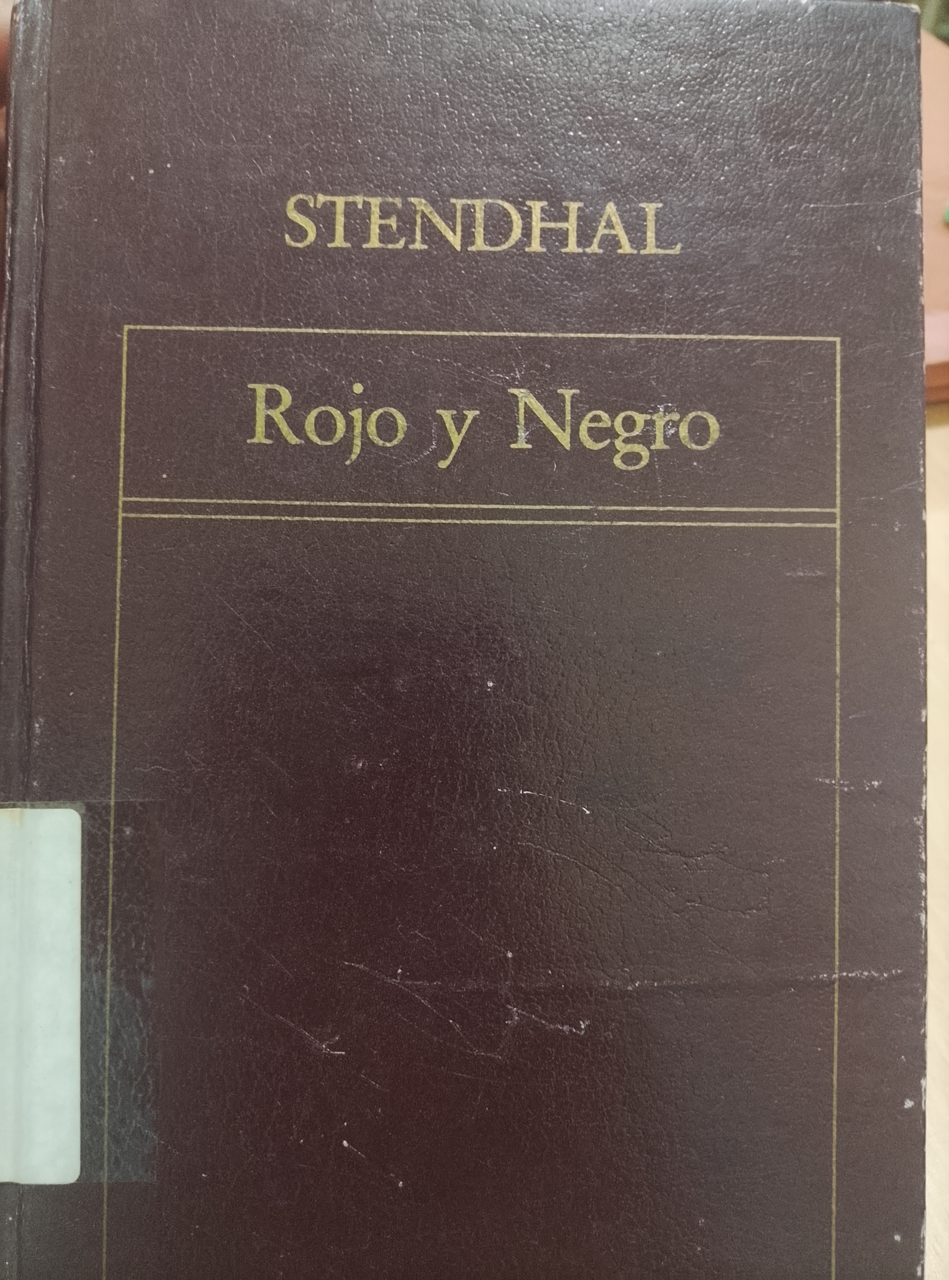 Portada de Rojo y negro