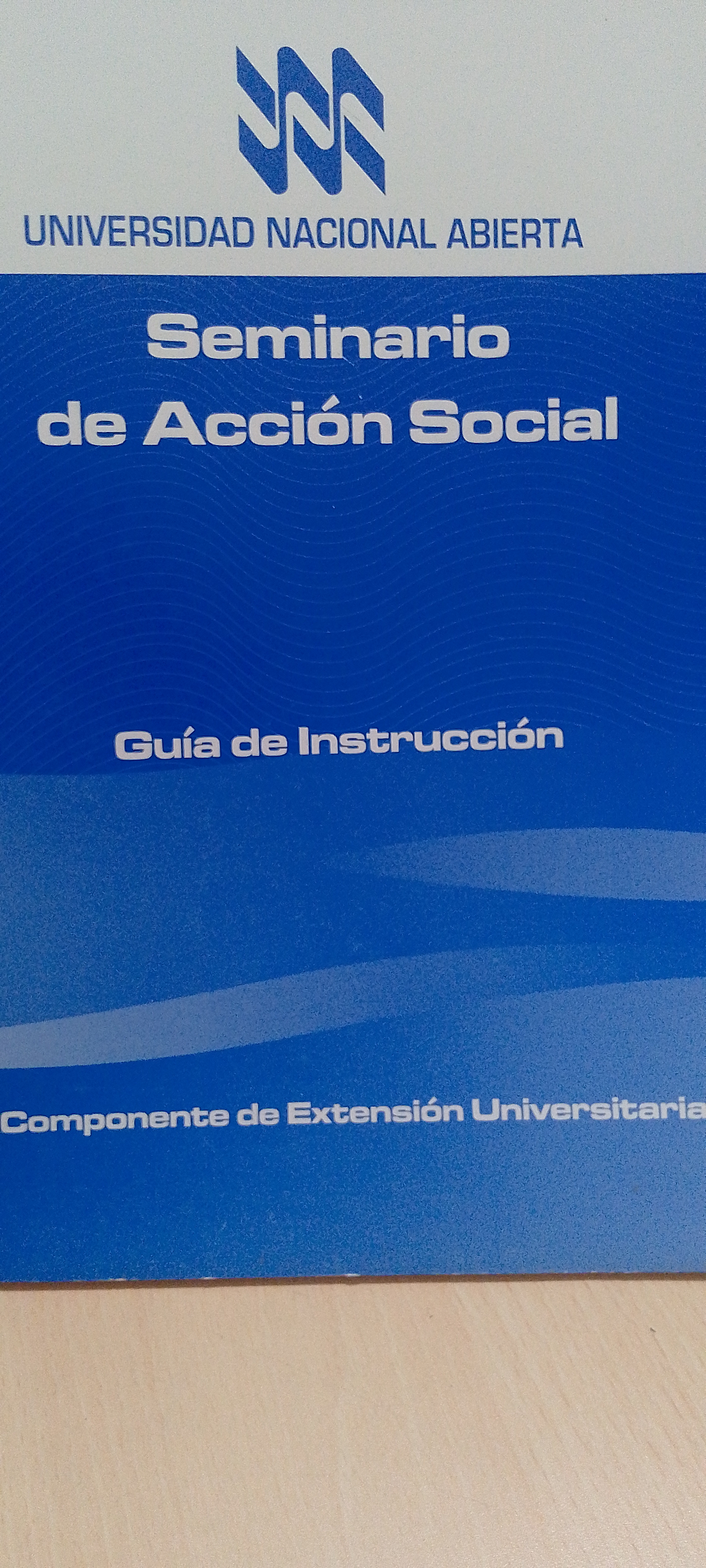 Portada de Seminario de acción social.  Guía de Instrucción