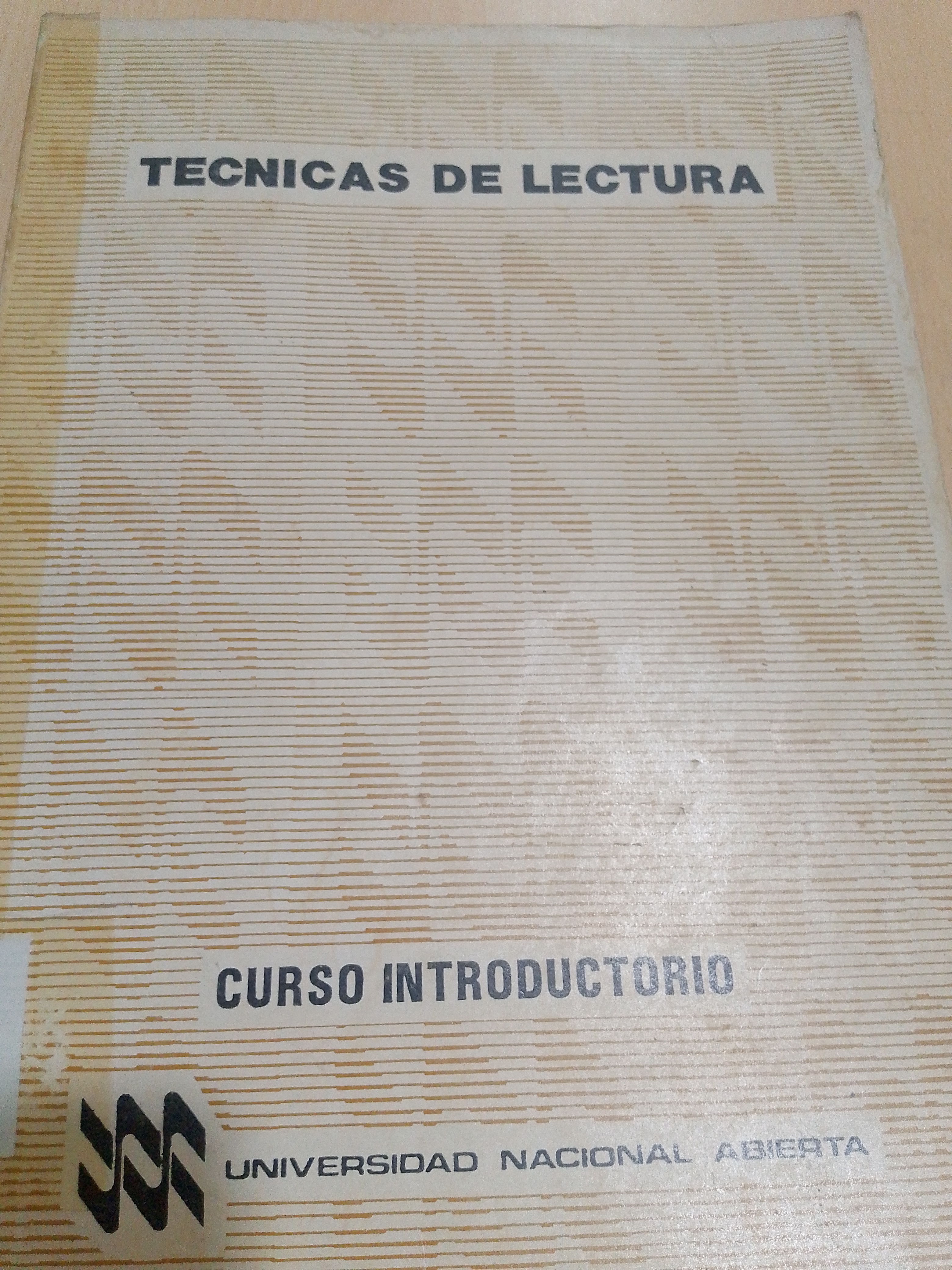 Portada de Técnicas de lectura.  Curso introductorio