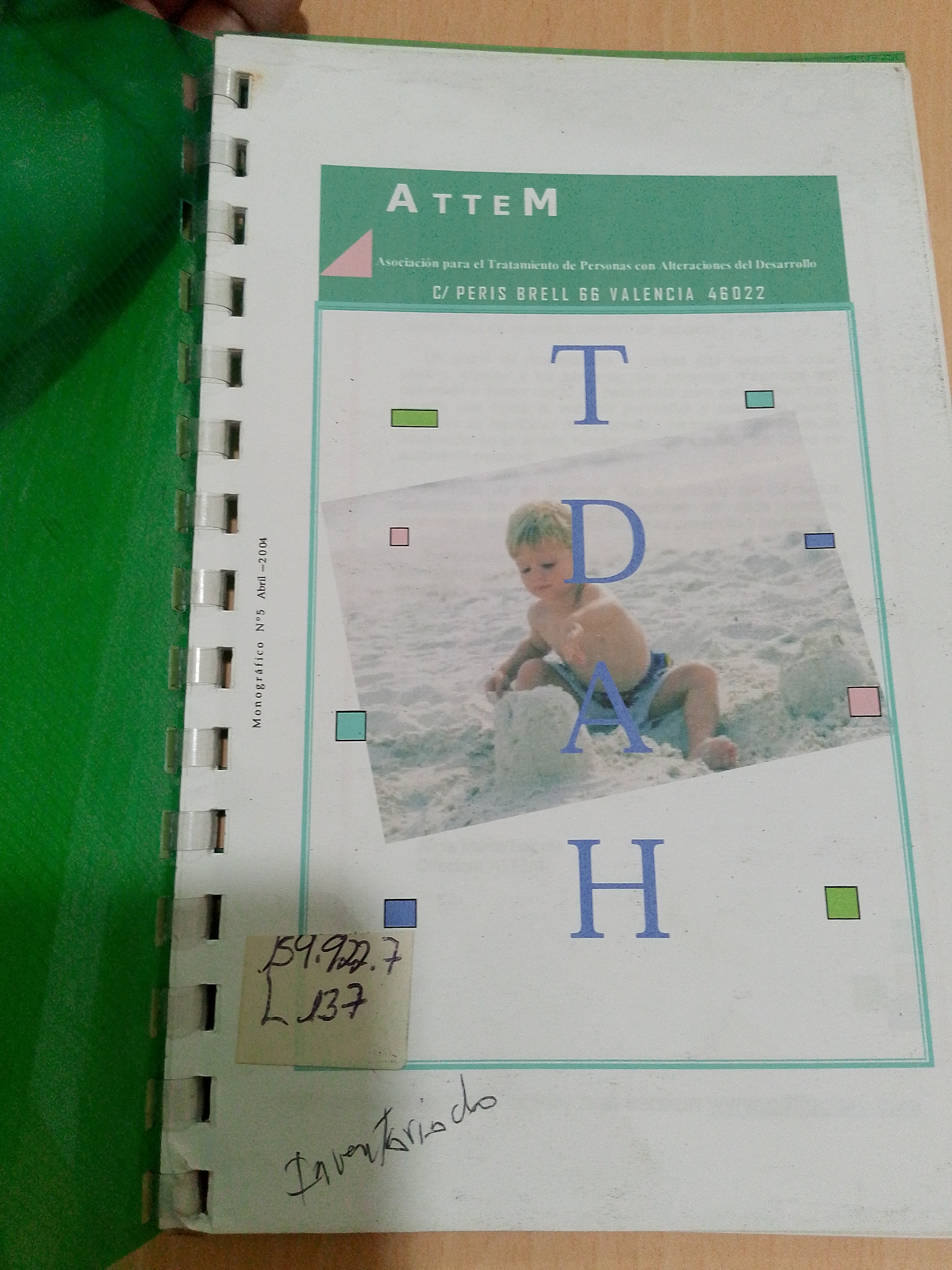 Portada de TDAH ( ATTEM)