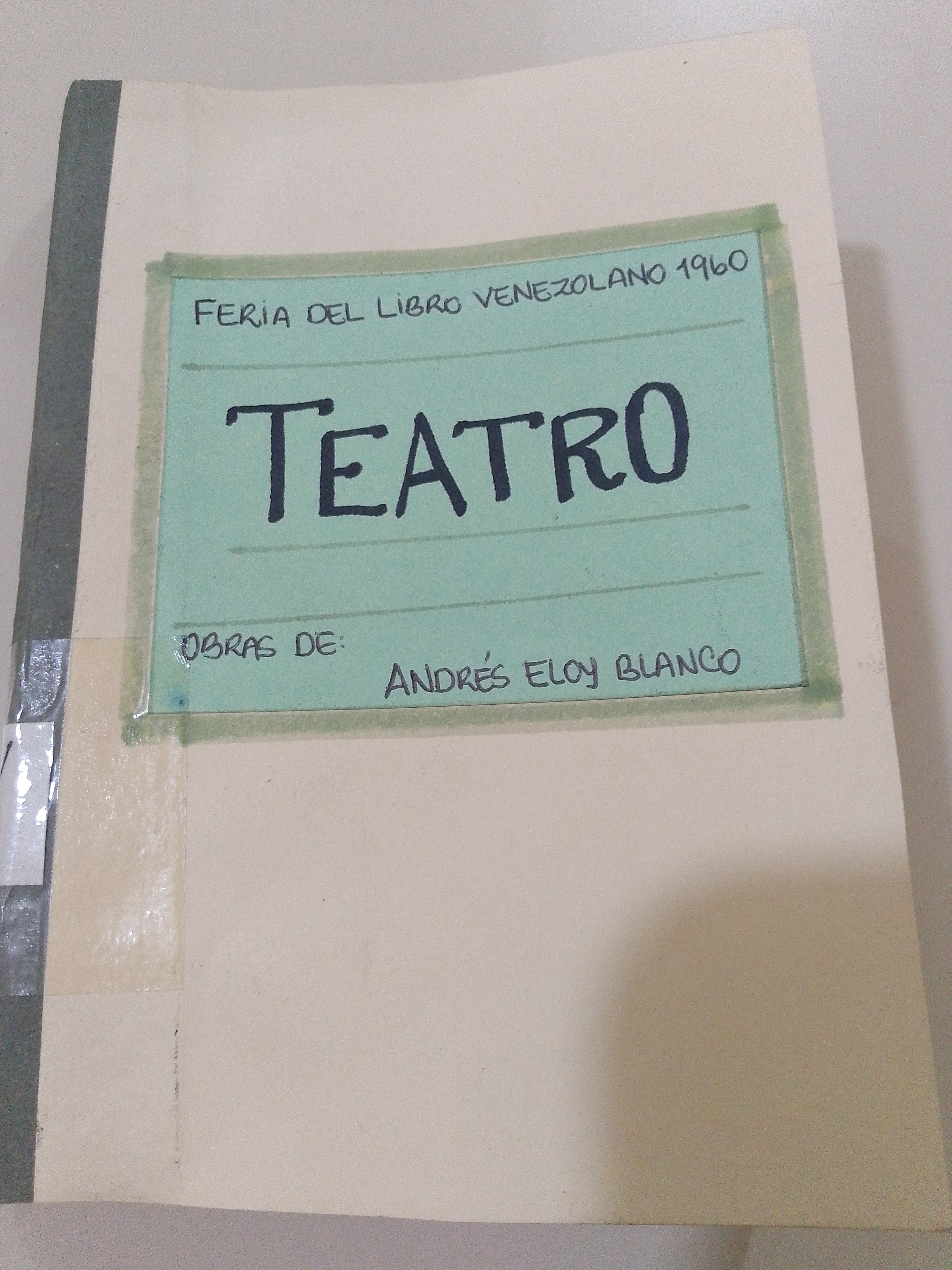Portada de Teatro