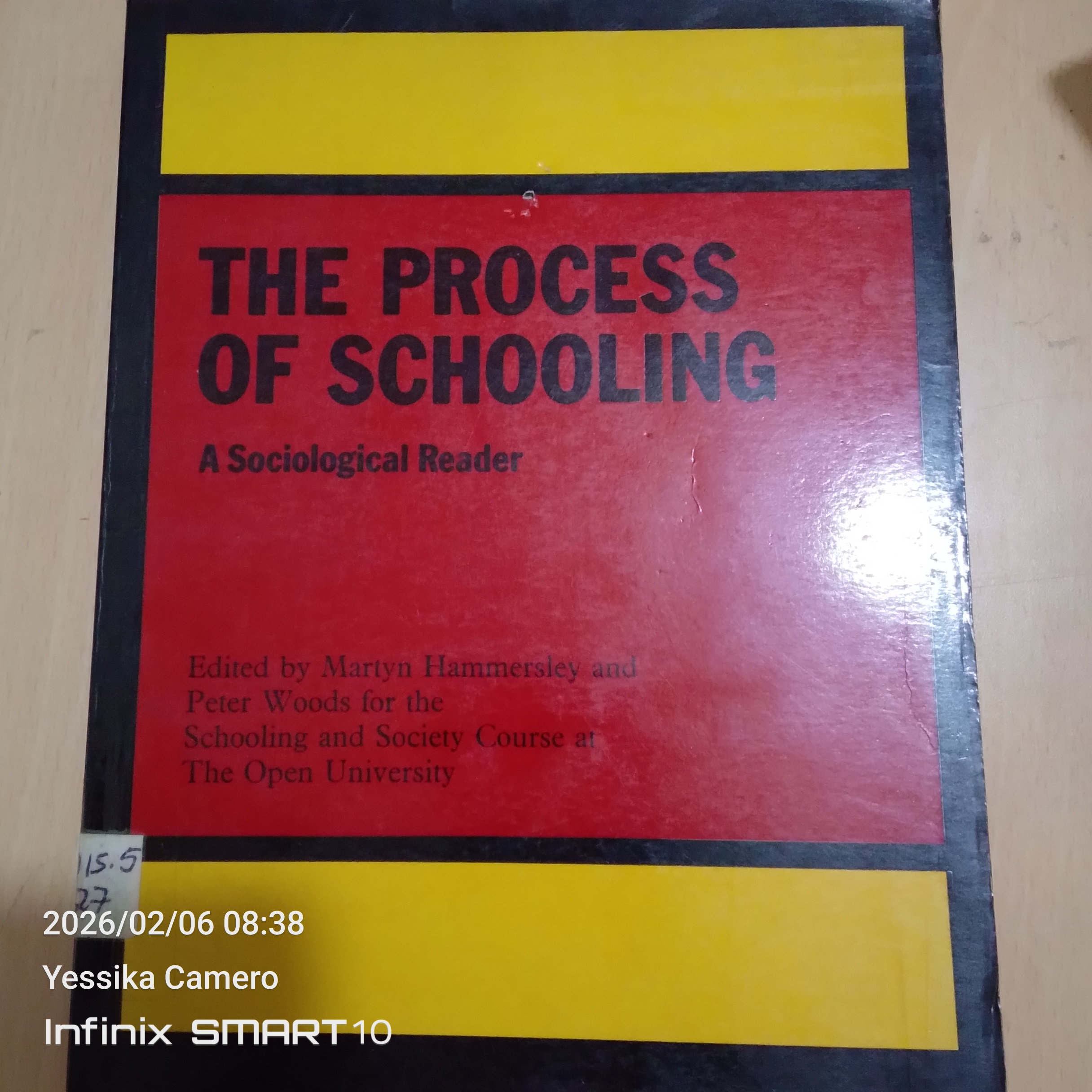 Portada de The process of schooling a sociological reader