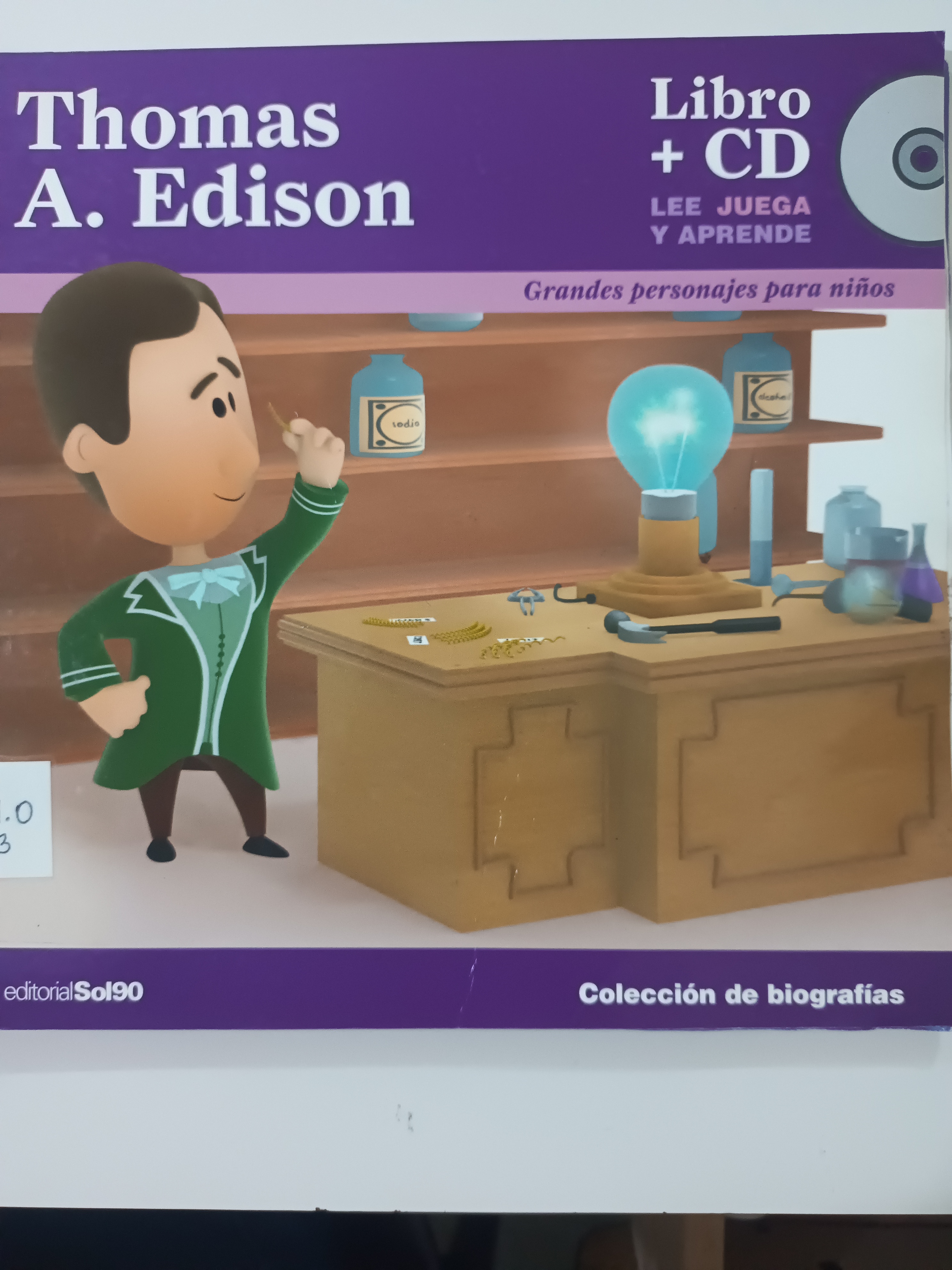 Portada de Thomas A. Edison