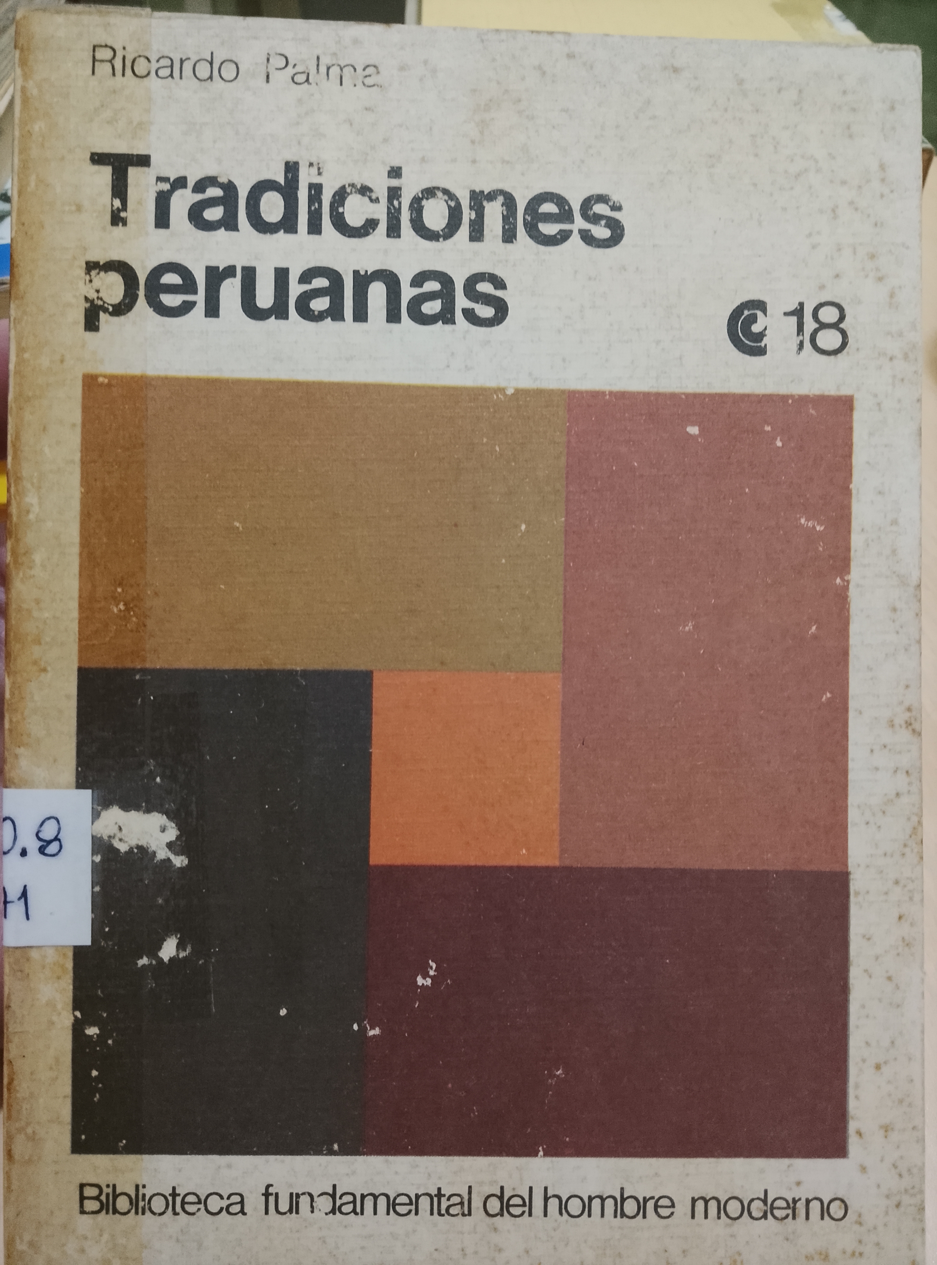 Portada de Tradiciones Peruanas