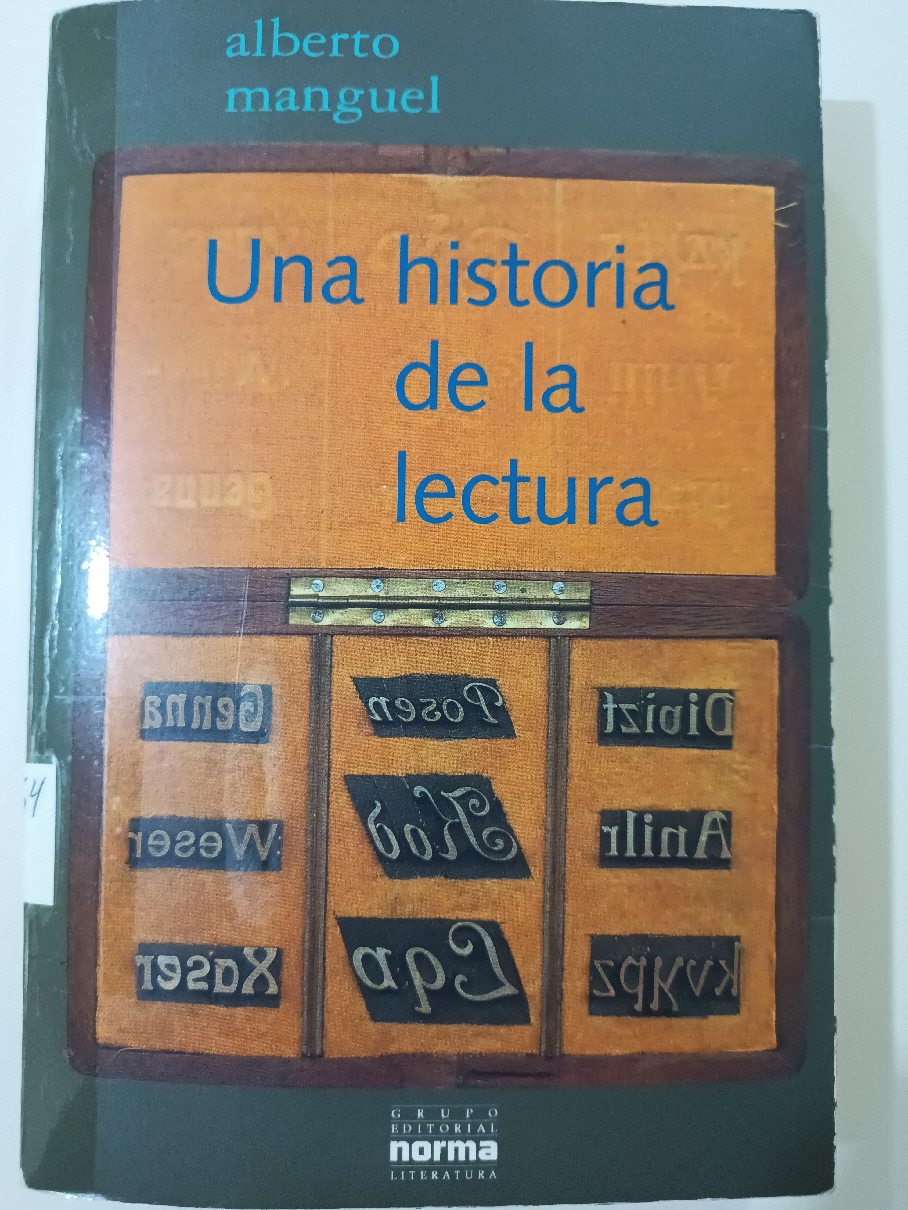 Portada de Una historia de la Lectura