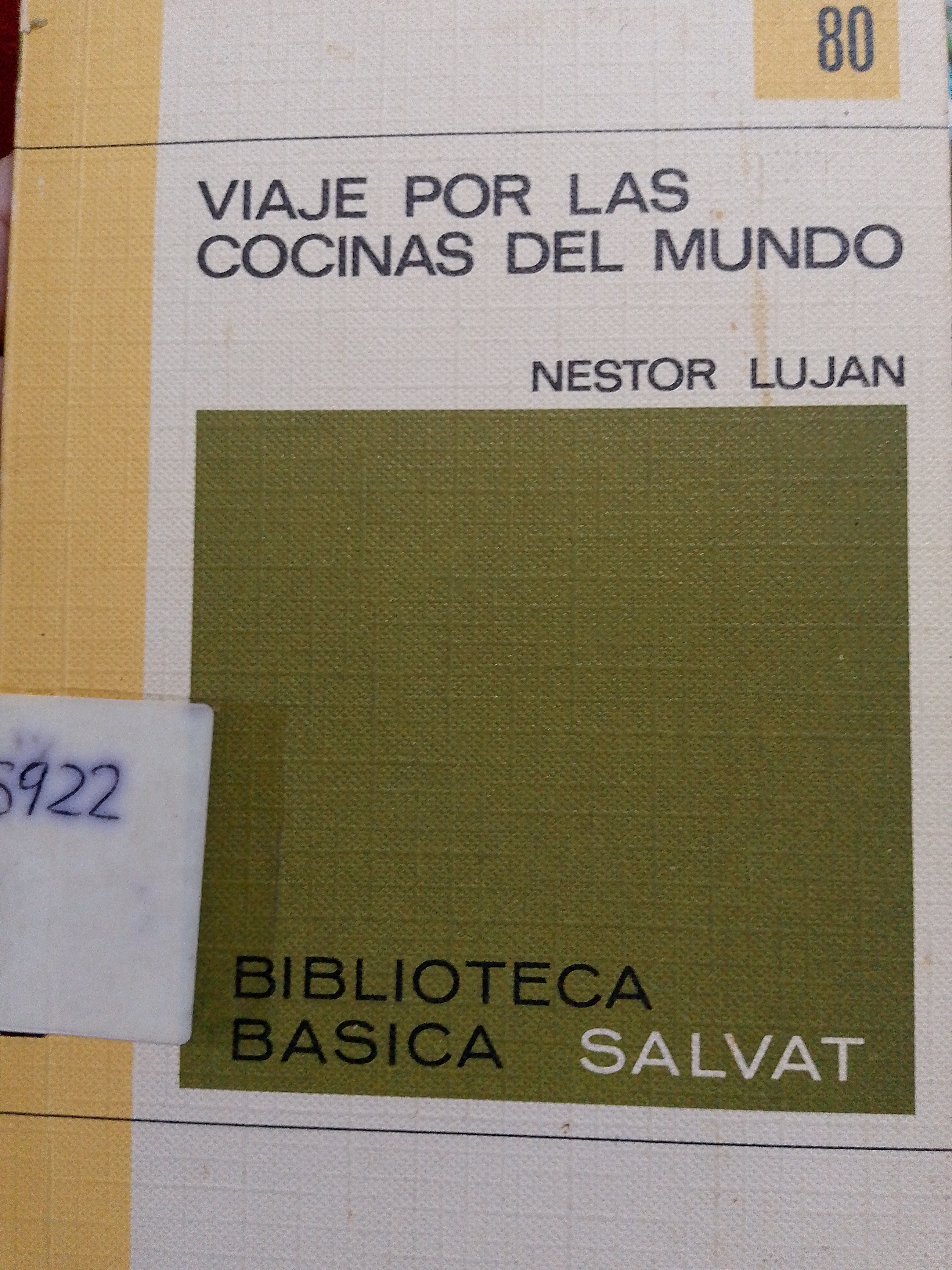 Portada de Viaje por las cocinas del mundo.