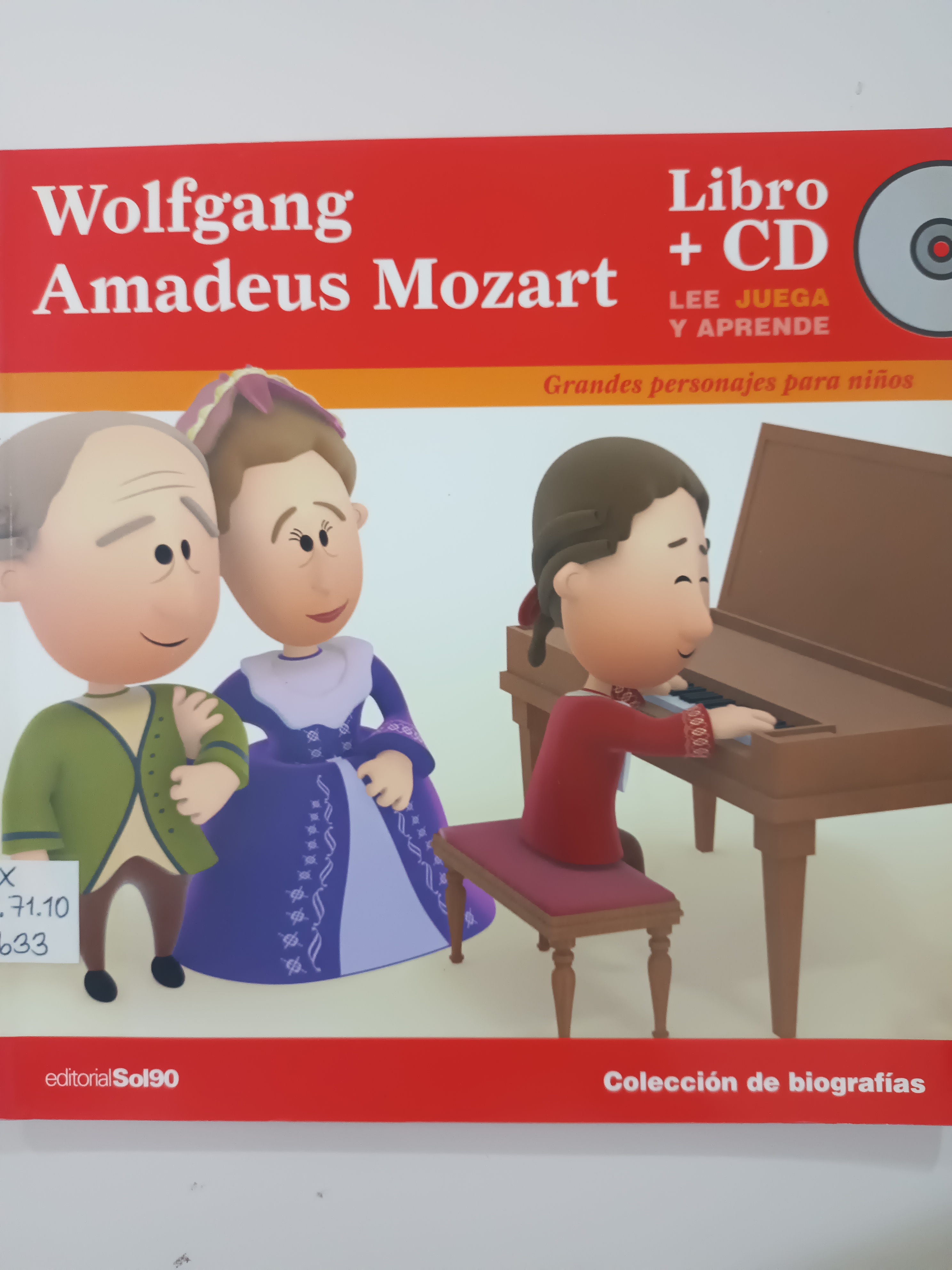 Portada de Wolfgang Amadeus Mozart