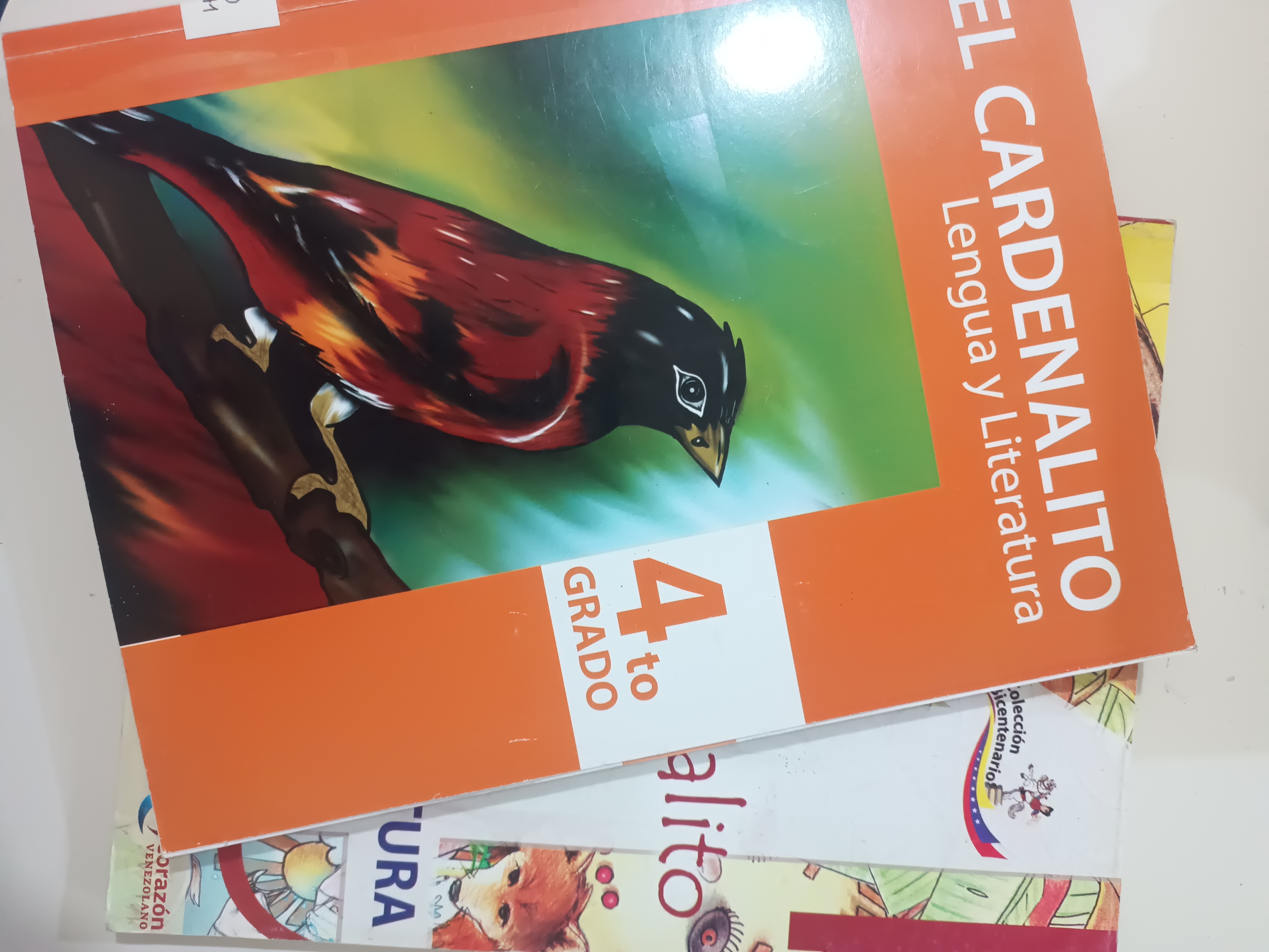 Portada de el cardenalito lengua y literatura 4to grado