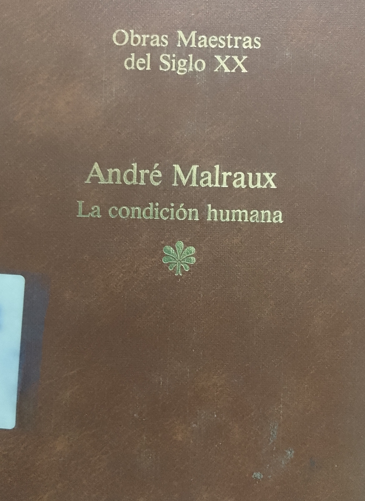 Portada de la condición humana. Obras maestras del siglo XX