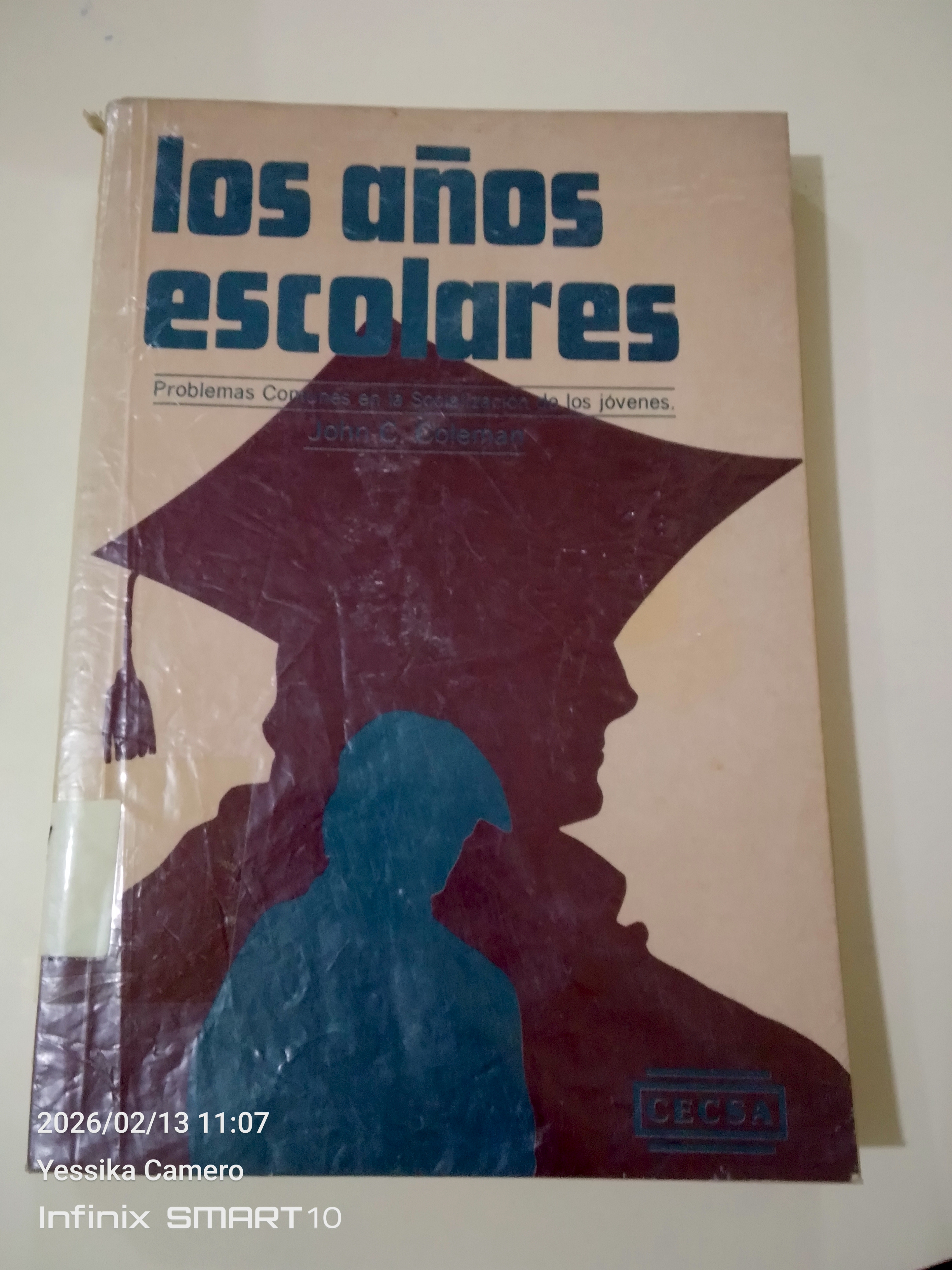 Portada de los años escolares.  Problemas comunes en la socializaación de los jóvenes